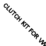 CLUTCH KIT FOR VW GOLF/III/Mk/IV VENTO/Sedan JETTA POLO/CLASSIC/클래식 FLIGHT 1.9L